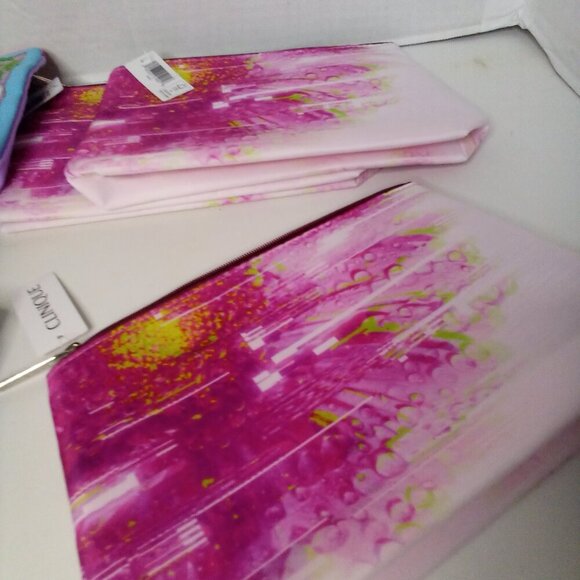 Cosmetic Make-Up Bags Lot of 7 Zipper Pouch Clinique Estee Lauder - Picture 6 of 12